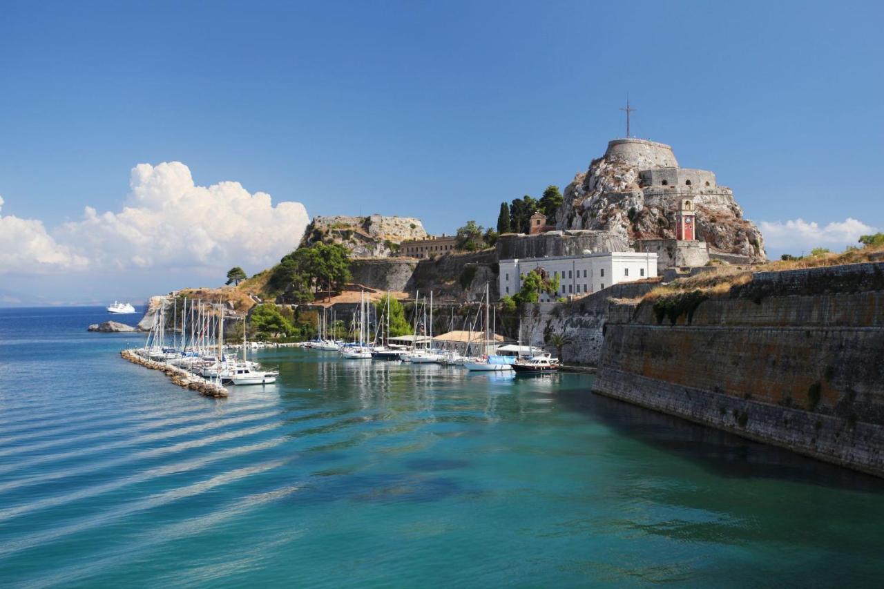 Spiros Corfu Apartment Kanali  Bagian luar foto