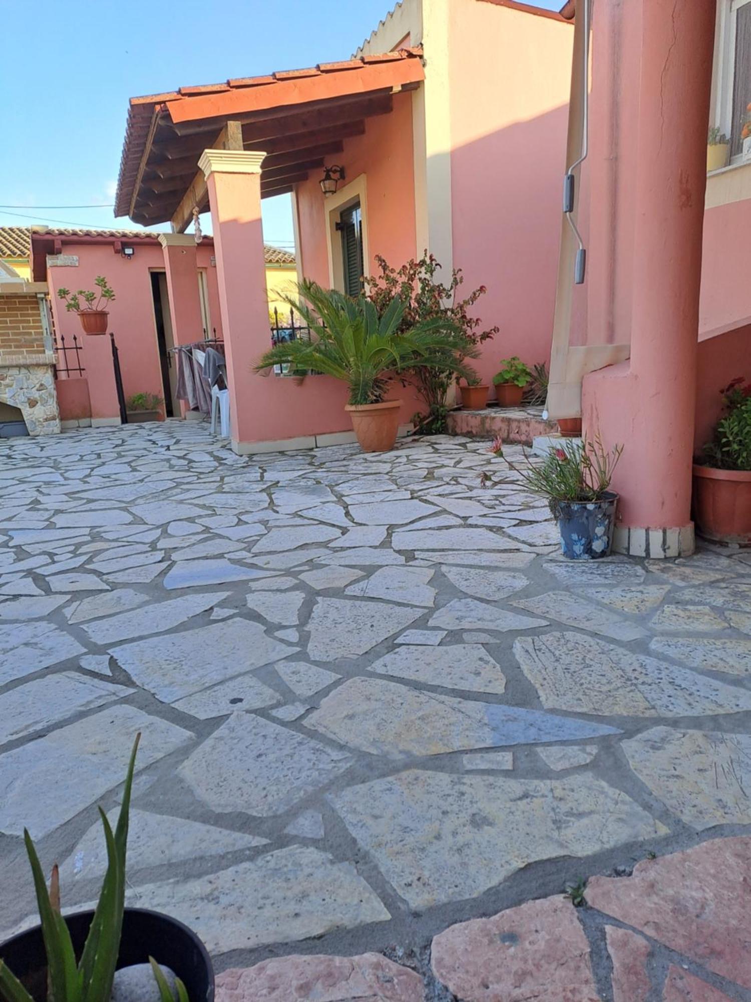 Spiros Corfu Apartment Kanali  Bagian luar foto
